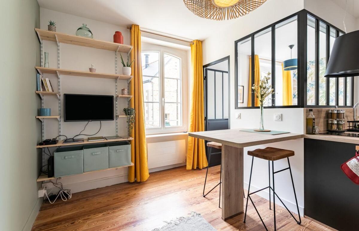 Ferienwohnung Lucelyne - Beau T2 Renove - Centre - Plage 400M Dinard Exterior foto